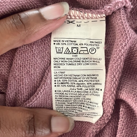 Old Navy Active Women’s Crossed Front Top - Heather Mauve/Pink - Medium - EUC - Picture 5 of 6